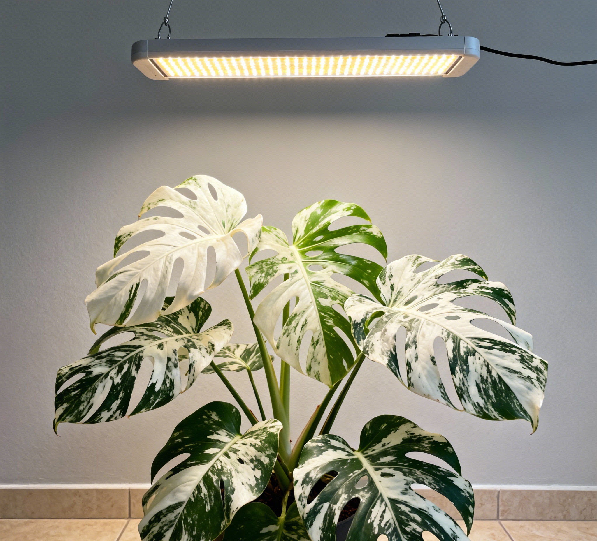 Monstera Albo Light Requirements: From Foot Candles to Grow Lights (Why Bright Light = More Variegation)
